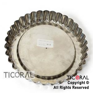 MOLDE TARTA P/RELLENAR N.4 28CMX4CM HOJALATA x 1